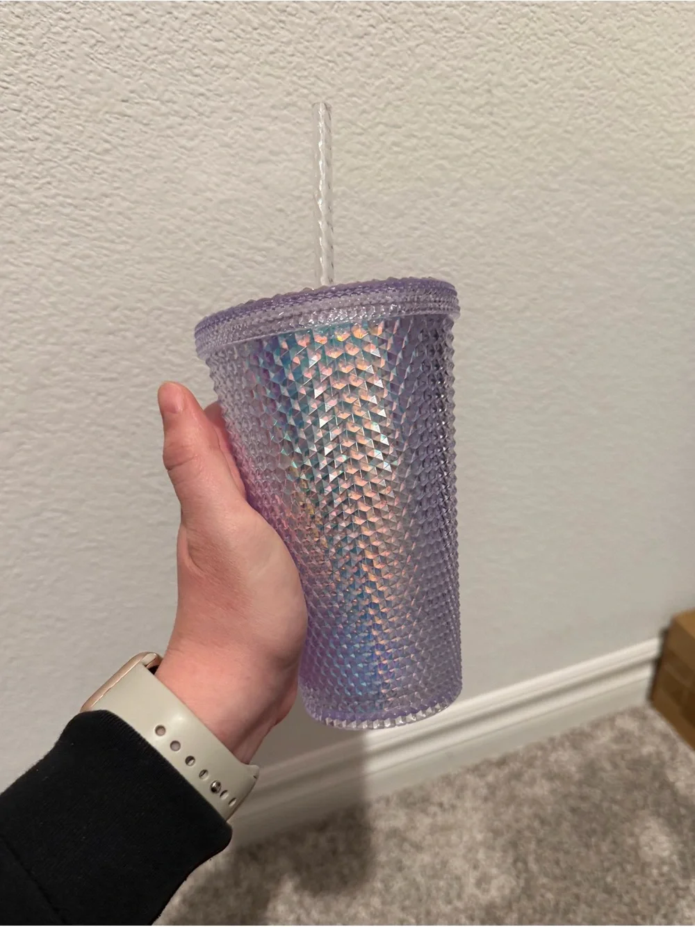 Starbucks grande Iridescent Studded Tumbler unicorn